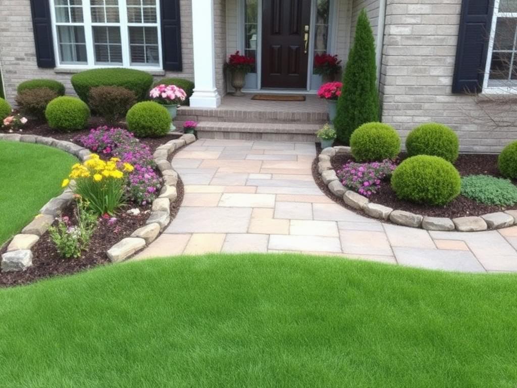 Front yard landscape